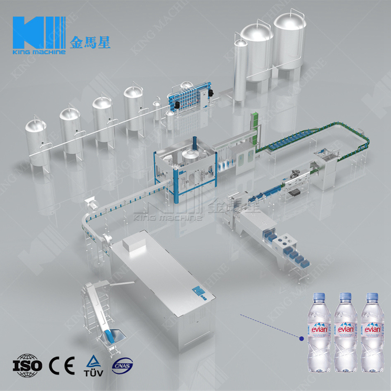 純凈水沖洗灌裝封口三合一機(jī)組