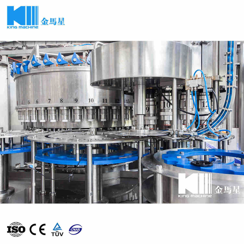 礦泉水沖洗灌裝封口全自動(dòng)灌裝機(jī)